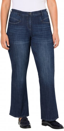 Ulla Popken Bootcut Stretch Fit Jeans Blue - Džinsi & Bikses Lielos Izmēros – Plus Size - 