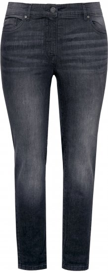 Ulla Popken Rhinestone Detail Stretch Fit Jeans Black - Džinsi & Bikses Lielos Izmēros – Plus Size - 