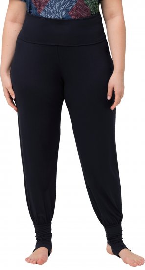 Ulla Popken Stirrup Yoga Pants Navy - Džinsi & Bikses Lielos Izmēros – Plus Size - 
