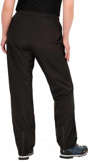 Ulla Popken Rain Pants Black - Džinsi & Bikses Lielos Izmēros – Plus Size - 