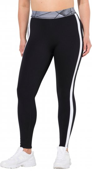 Ulla Popken High Waisted Leggings Black - Džinsi & Bikses Lielos Izmēros – Plus Size - 