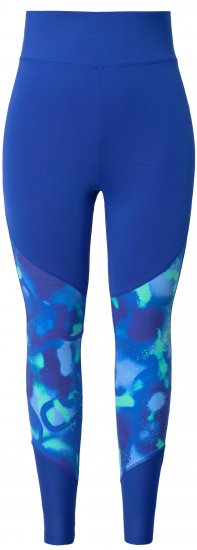 Ulla Popken Quick Dry Abstract Print Leggings Blue - Džinsi & Bikses Lielos Izmēros – Plus Size - 
