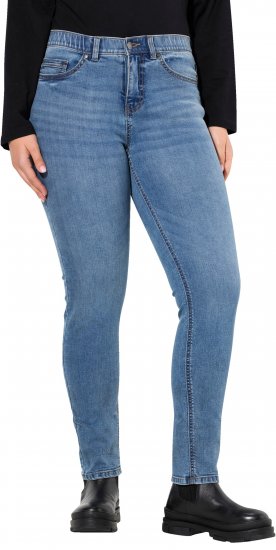 Ulla Popken Stretch Fit Slim Leg Jeans Blue - Džinsi & Bikses Lielos Izmēros – Plus Size - 