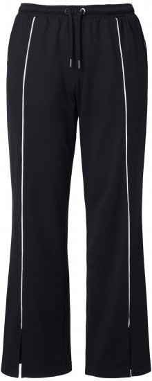 Ulla Popken Tracksuit Pants Black - Džinsi & Bikses Lielos Izmēros – Plus Size - 