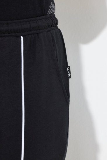 Ulla Popken Tracksuit Pants Black - Bikses - Lielo izmēru bikses sievietēm