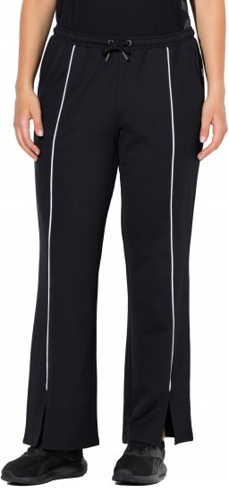 Ulla Popken Tracksuit Pants Black - Džinsi & Bikses Lielos Izmēros – Plus Size - 