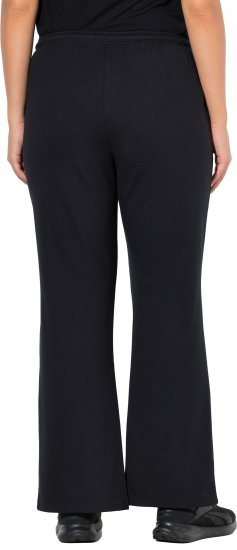 Ulla Popken Tracksuit Pants Black - Džinsi & Bikses Lielos Izmēros – Plus Size - 
