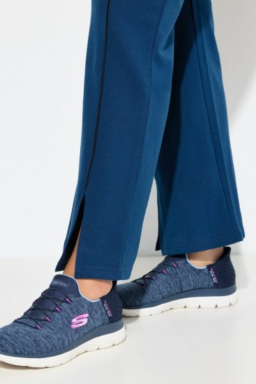 Ulla Popken Tracksuit Pants Blue - Bikses - Lielo izmēru bikses sievietēm