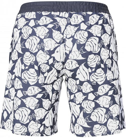 Ulla Popken Angelfish Mesh Shorts Blue - Džinsi & Bikses Lielos Izmēros – Plus Size - 