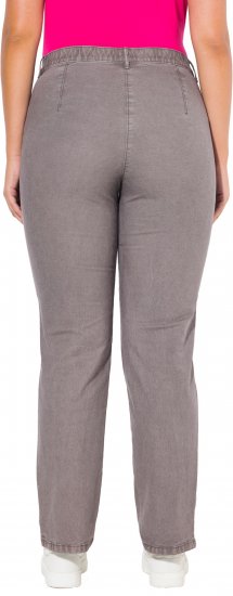Ulla Popken Tapered Leg Mony Pants Black - Džinsi & Bikses Lielos Izmēros – Plus Size - 