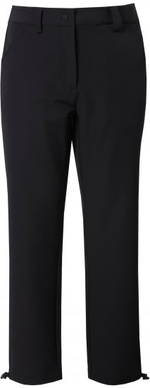 Ulla Popken Triple Function Comfort Waist Softshell Pants Black - Džinsi & Bikses Lielos Izmēros – Plus Size - 