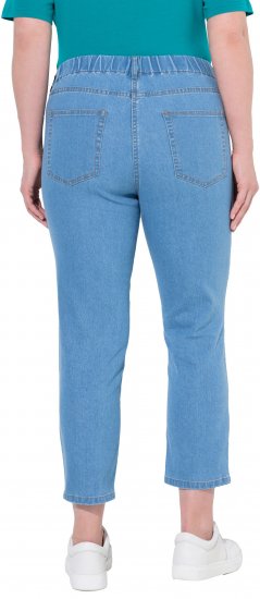 Ulla Popken Cropped Jeggings Light Blue Denim - Džinsi & Bikses Lielos Izmēros – Plus Size - 