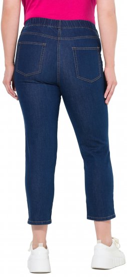 Ulla Popken Cropped Jeggings Blue Denim - Džinsi & Bikses Lielos Izmēros – Plus Size - 