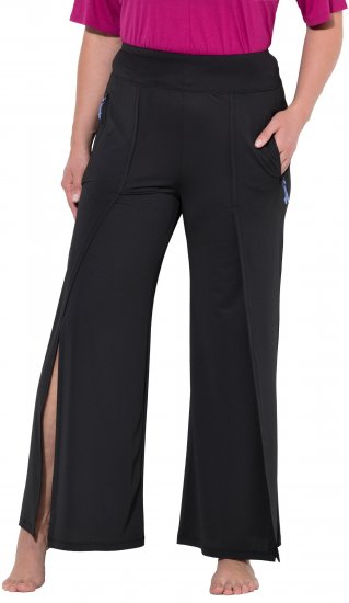Ulla Popken Split Leg Uv Protective Pants Black - Džinsi & Bikses Lielos Izmēros – Plus Size - 