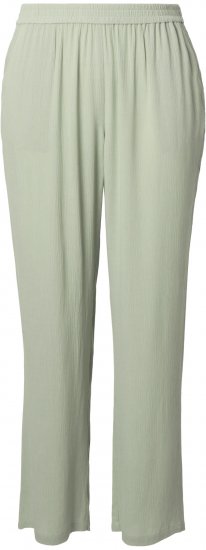 Ulla Popken Elastic Waist Crepe Pants Light Moss Green - Džinsi & Bikses Lielos Izmēros – Plus Size - 
