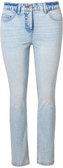 Ulla Popken Slim Leg Stretch Fit Jeans Light Blue Denim - Džinsi & Bikses Lielos Izmēros – Plus Size - 