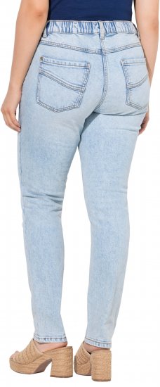 Ulla Popken Slim Leg Stretch Fit Jeans Light Blue Denim - Džinsi & Bikses Lielos Izmēros – Plus Size - 