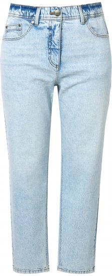Ulla Popken Stretch Fit Mom Jeans Light Blue Denim - Ulla Popken - 