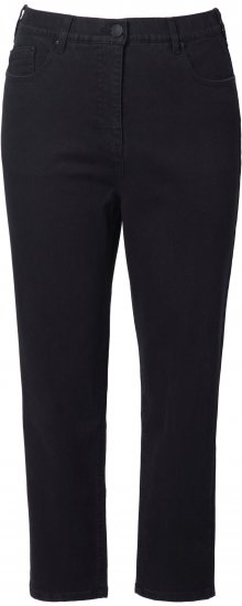 Ulla Popken Stretch Fit Mom Jeans Black - Džinsi & Bikses Lielos Izmēros – Plus Size - 