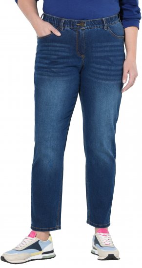 Ulla Popken Stretch Fit Boyfriend Jeans Blue - Džinsi & Bikses Lielos Izmēros – Plus Size - 