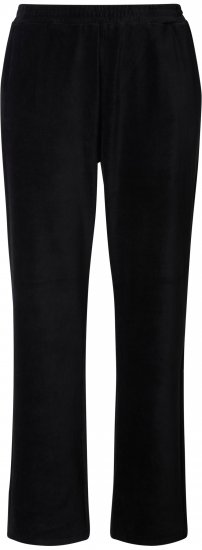 Ulla Popken Corduroy Elastic Waist Pants Black - Džinsi & Bikses Lielos Izmēros – Plus Size - 