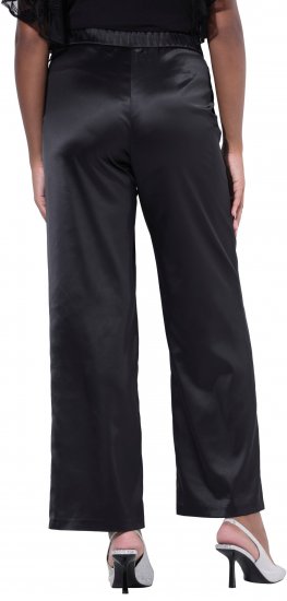 Ulla Popken Rhinestone Detail Comfort Waist Pants Black - Džinsi & Bikses Lielos Izmēros – Plus Size - 