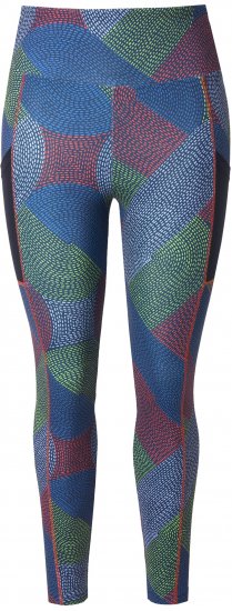 Ulla Popken Quick Drying Stitch Print Performance Leggings Grey - Džinsi & Bikses Lielos Izmēros – Plus Size - 