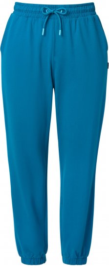 Ulla Popken Contrast Piping Joggers Blue - Džinsi & Bikses Lielos Izmēros – Plus Size - 