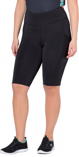 Ulla Popken Quick Drying Performance Shorts Black - Džinsi & Bikses Lielos Izmēros – Plus Size - 