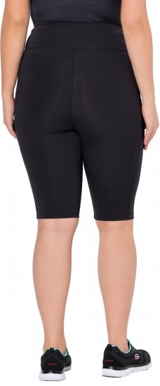 Ulla Popken Quick Drying Performance Shorts Black - Džinsi & Bikses Lielos Izmēros – Plus Size - 