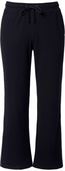 Ulla Popken Reflective Cross Ribbed Joggers Black - Ulla Popken - 