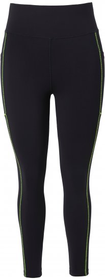 Ulla Popken Neon Seam Quick Drying Performance Leggings Black - Džinsi & Bikses Lielos Izmēros – Plus Size - 