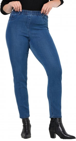 Ulla Popken Denim Five Pocket Jeggings Blue Denim - Džinsi & Bikses Lielos Izmēros – Plus Size - 
