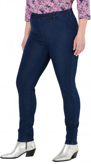 Ulla Popken Denim Five Pocket Jeggings Denim Blue - Džinsi & Bikses Lielos Izmēros – Plus Size - 