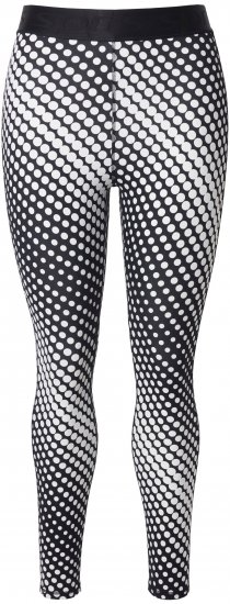 Ulla Popken Polka Dot Performance Leggings Black - Džinsi & Bikses Lielos Izmēros – Plus Size - 