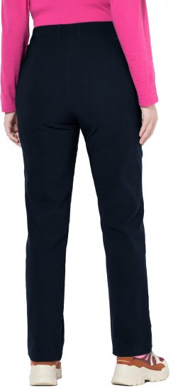 Ulla Popken Bengaline Elastic Waist Pants Navy - Džinsi & Bikses Lielos Izmēros – Plus Size - 