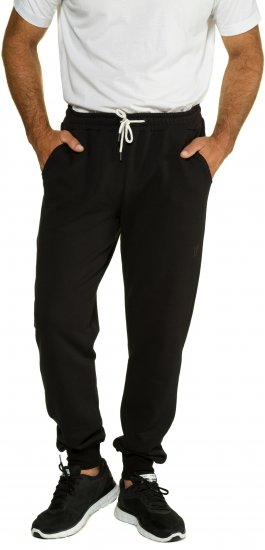 JP1880 Sweatpants Modern Fit Lightweight Black - VĪRIEŠU APĢĒRBS MT-6XLT - Apģērbs gariem vīriešiem