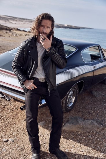 JP1880 Leather Pants Regular Fit Buffalo Nubuck Black - Džinsi un bikses - Džinsi un Bikses - W40-W70