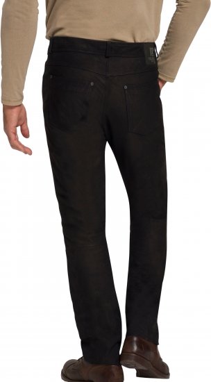 JP1880 Leather Pants Regular Fit Buffalo Nubuck Black - Džinsi un bikses - Džinsi un Bikses - W40-W70
