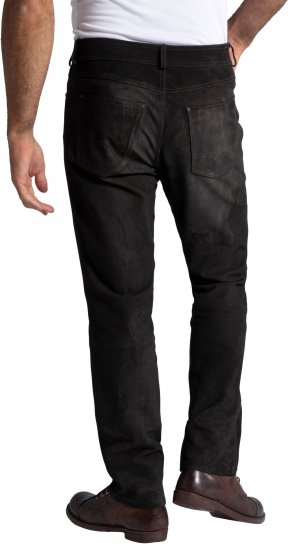JP1880 Leather Pants Regular Fit Buffalo Nubuck Dark Brown - Džinsi un bikses - Džinsi un Bikses - W40-W70