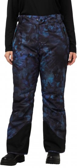 Ulla Popken Functional Ski Trousers Waterproof Velcro Closure Navy - Džinsi & Bikses Lielos Izmēros – Plus Size - 