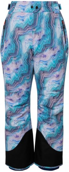 Ulla Popken Functional Ski Trousers Waterproof Shaped Knees Velcro Closure Mineral Blue - Džinsi & Bikses Lielos Izmēros – Plus Size - 