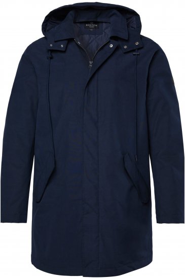 Boston Park 844403 Parka with Hood Navy - Jakas & Lietus apģērbs - Jakas - 2XL-12XL