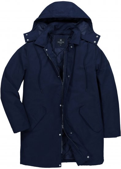 Boston Park 844403 Parka with Hood Navy - Jakas & Lietus apģērbs - Jakas - 2XL-12XL