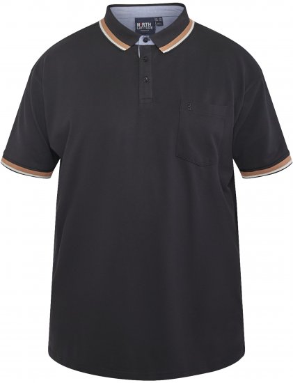 North Latitude 61128 Superflex Pikē Polo Krekls Melna - Polo krekli - Polo krekli - 2XL-8XL