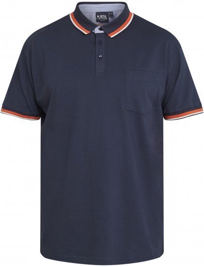 North Latitude 61128 Superflex Pikē Polo Krekls Tumši Zila - Polo krekli - Polo krekli - 2XL-8XL