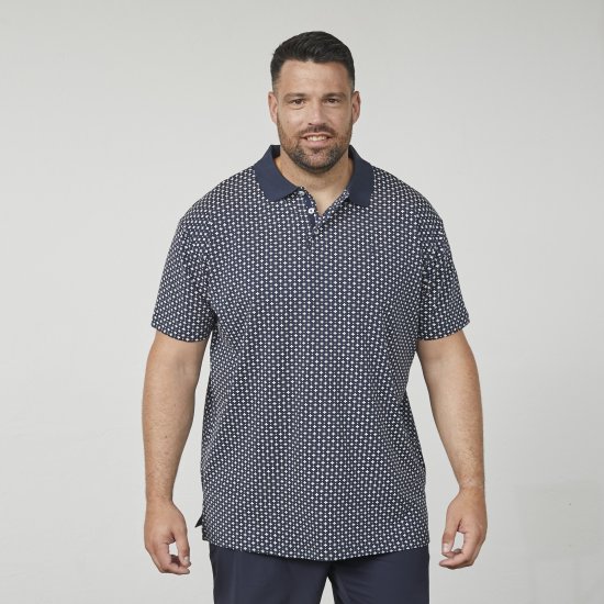 North Latitude 61134 Džersija Polo ar Pilnu Apdruku Tumši Zila - Polo krekli - Polo krekli - 2XL-8XL