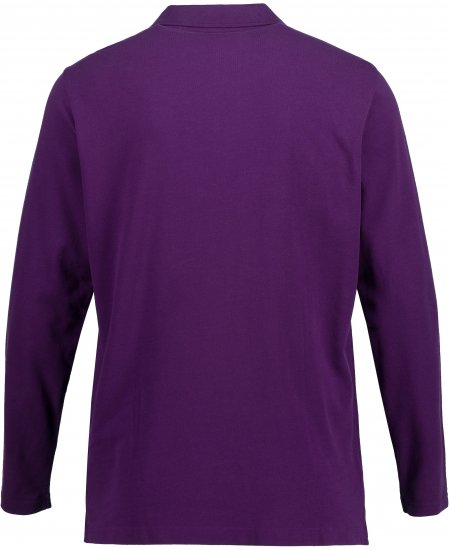 JP1880 Polo Shirt Long Sleeve Pique Purple - Polo krekli - Polo krekli - 2XL-8XL