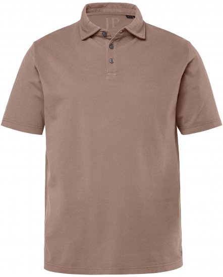 JP1880 Polo Shirt Short Sleeve Pique Vintage Brown - Polo krekli - Polo krekli - 2XL-8XL