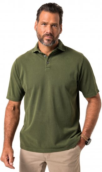 JP1880 Polo Shirt Short Sleeve Pique Vintage Green - Polo krekli - Polo krekli - 2XL-8XL